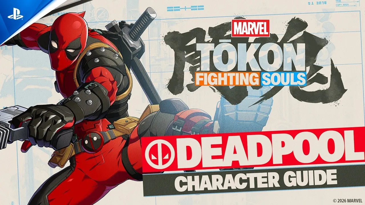 Deadpool in the official PlayStation Character Guide artwork