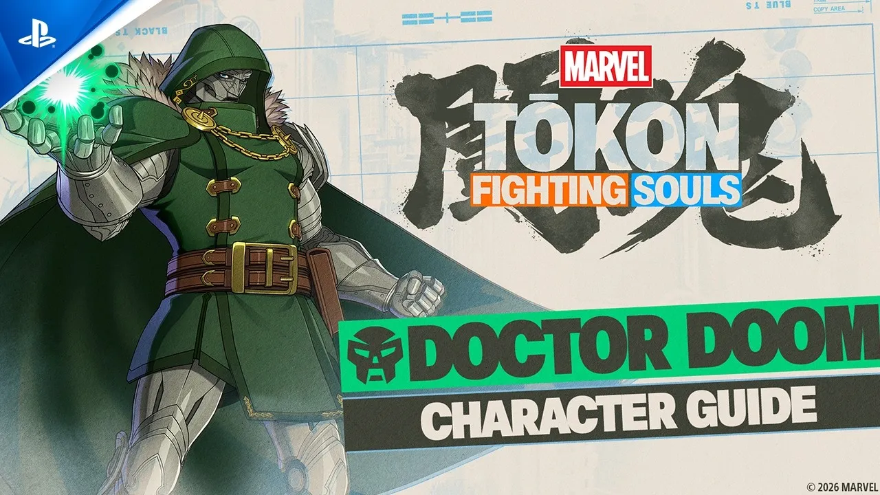 Doctor Doom in the official PlayStation Character Guide artwork