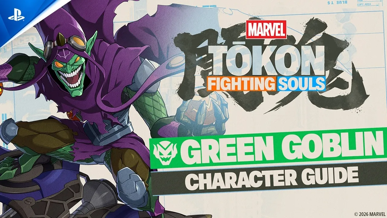 Green Goblin in the official PlayStation Character Guide artwork