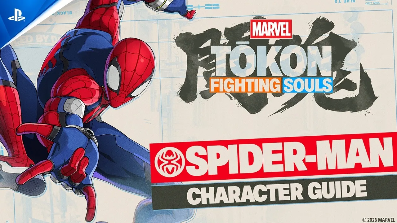 Spider-Man in the official PlayStation Character Guide artwork